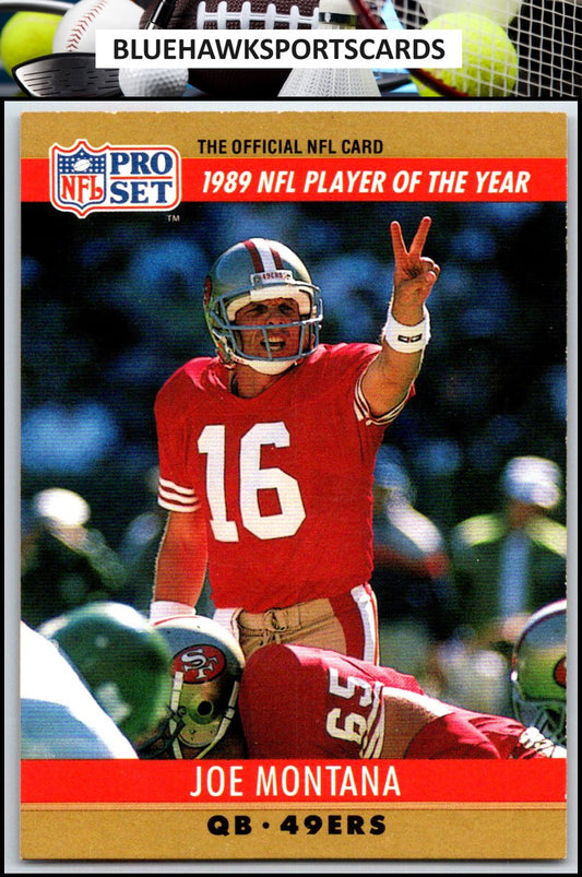 1990 Pro Set #2a Joe Montana