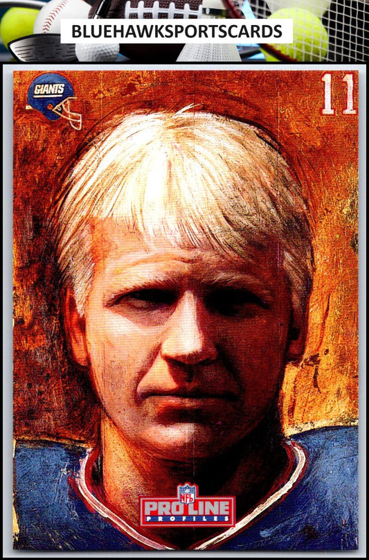 1992 Pro Line Profiles #347 Phil Simms