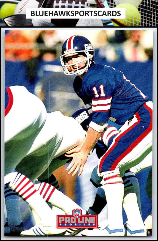1992 Pro Line Profiles #344 Phil Simms
