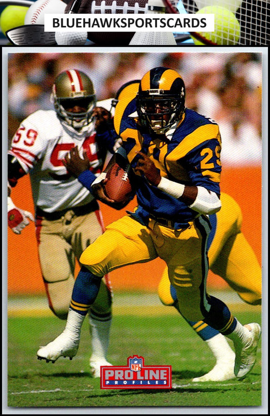 1992 Pro Line Profiles #382 Eric Dickerson