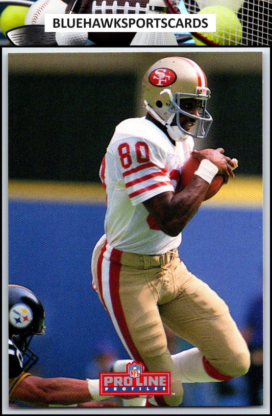 1992 Pro Line Profiles #48 Jerry Rice