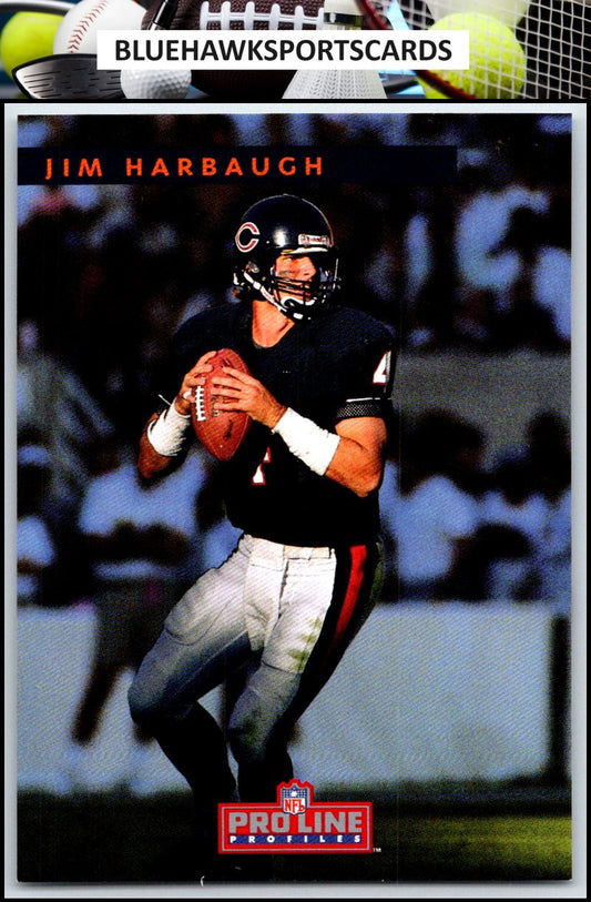 1992 Pro Line Profiles #163 Jim Harbaugh