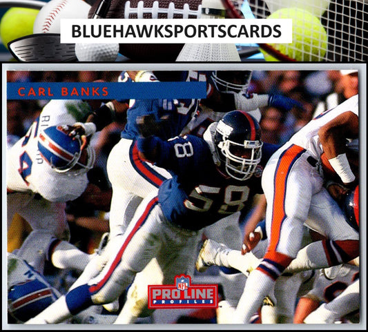 1992 Pro Line Profiles #19 Carl Banks