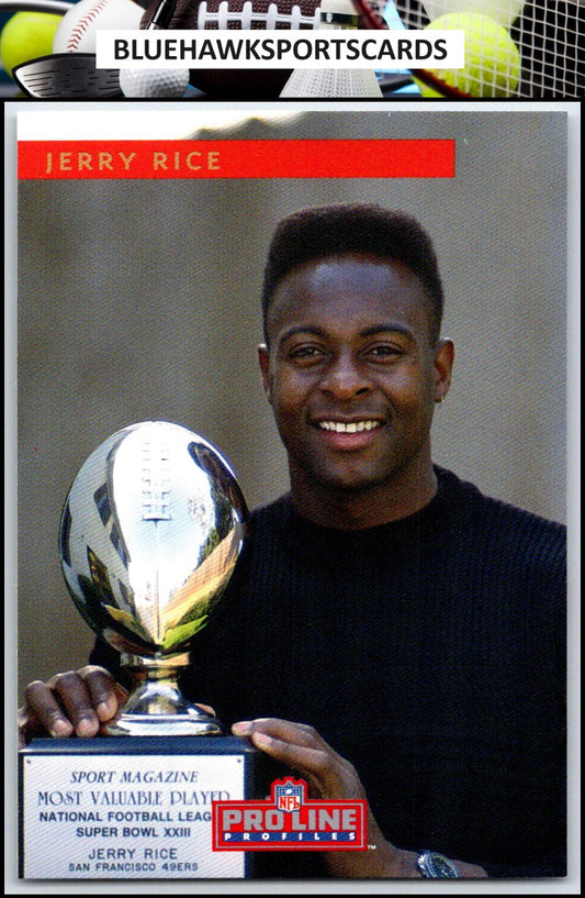 1992 Pro Line Profiles #46 Jerry Rice