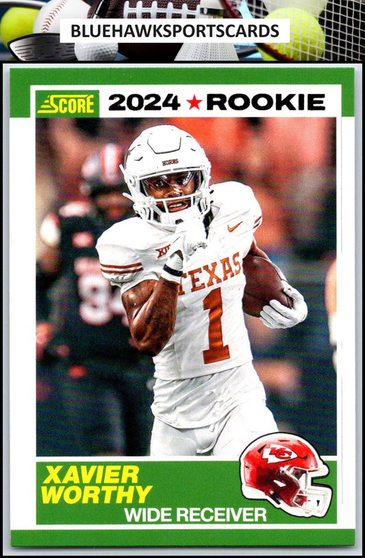 2024 Score #1 Xavier Worthy 35th Anniversary Rookies