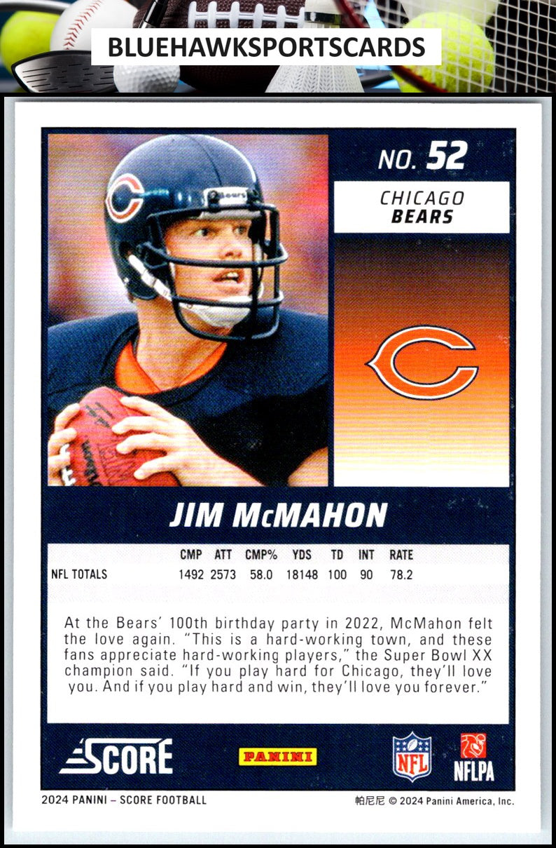 2024 Score #52 Jim McMahon