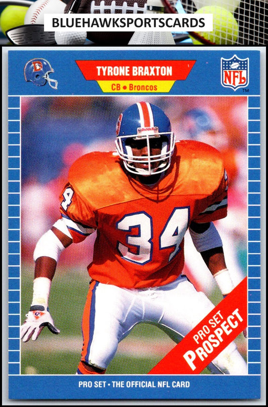 1989 Pro Set #543 Tyrone Braxton