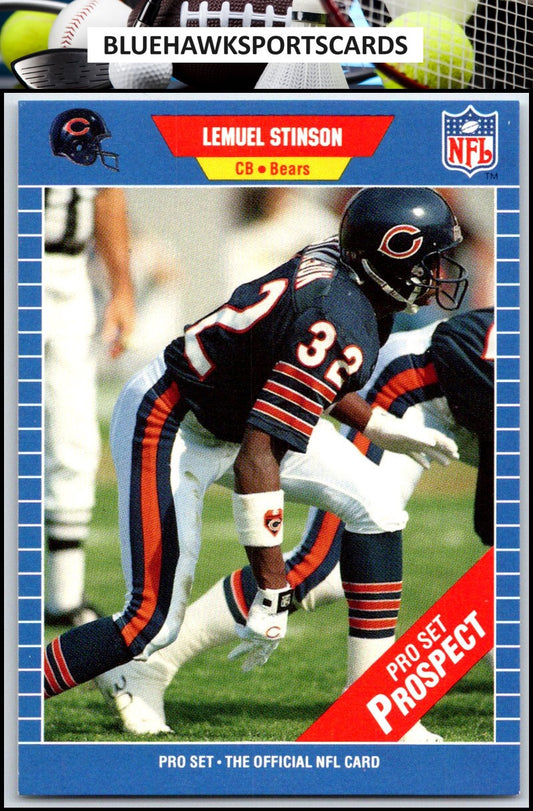 1989 Pro Set #542 Lemuel Stinson