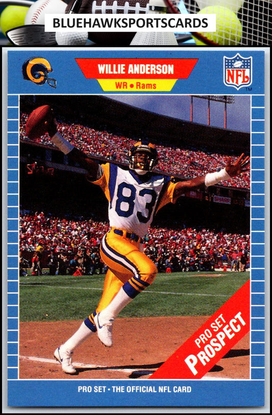 1989 Pro Set #545 Willie Anderson