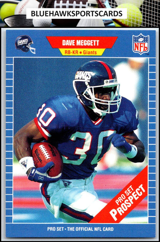 1989 Pro Set #546 Dave Meggett