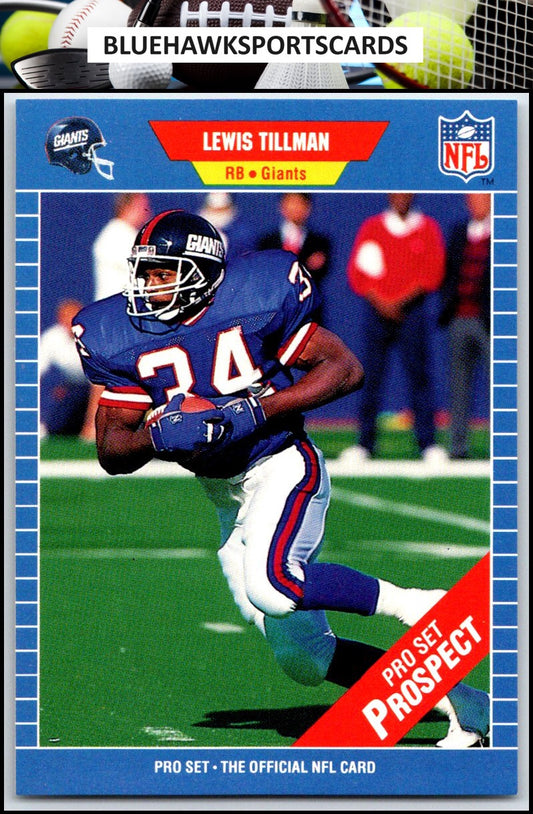 1989 Pro Set #547 Lewis Tillman