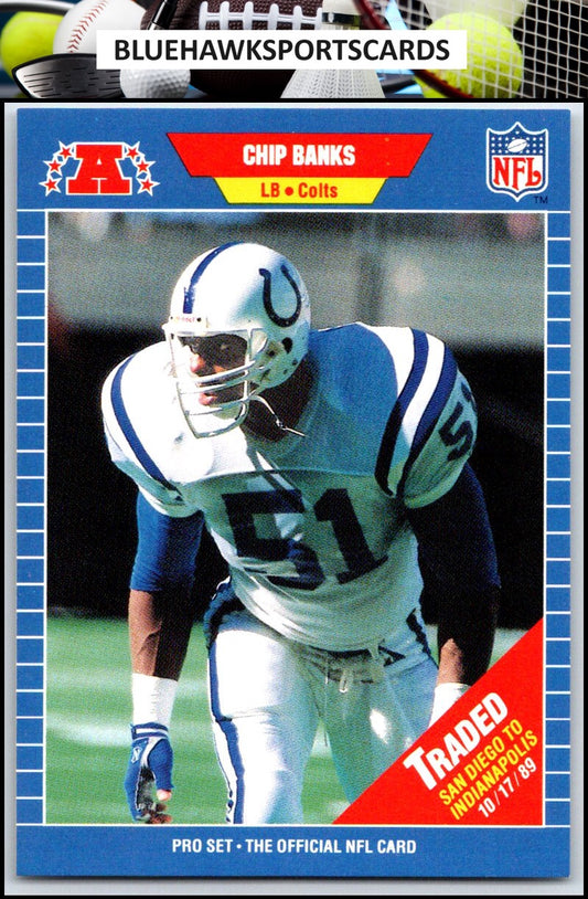 1989 Pro Set #558 Chip Banks