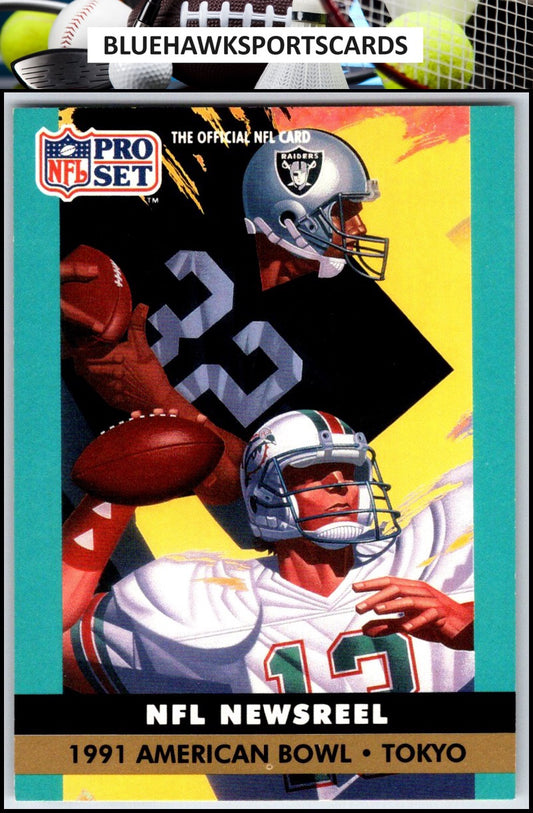 1991 Pro Set #693 1991 American Bowl * Tokyo
