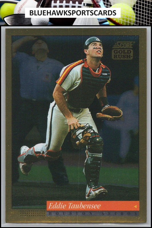 1994 Score #456 Eddie Taubensee Gold Rush