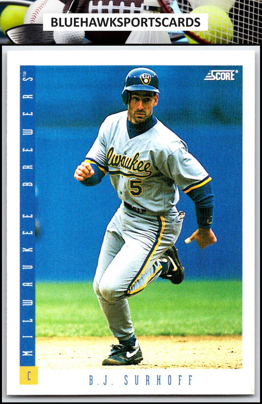1993 Score #33 B.J. Surhoff