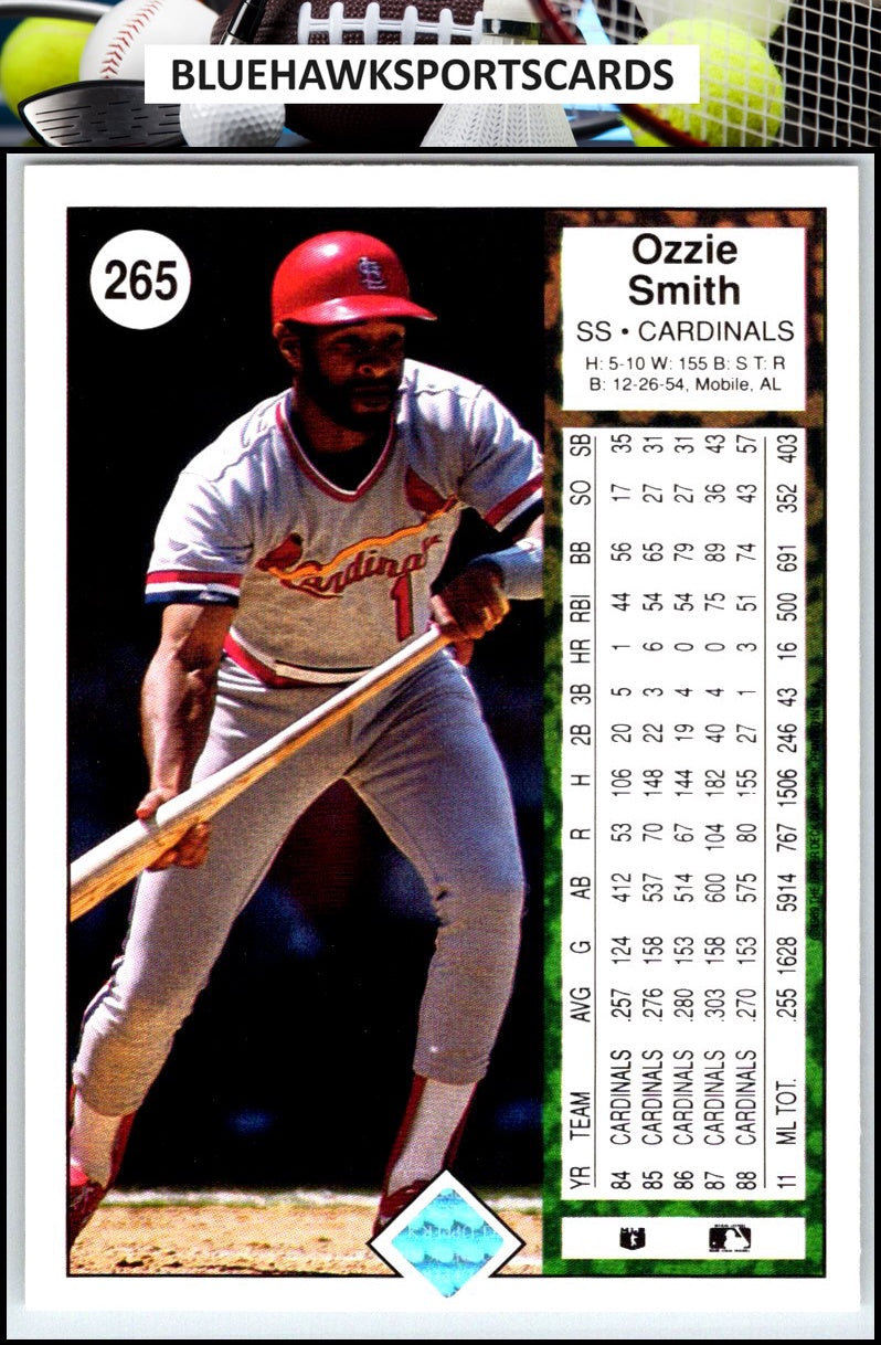 1989 Upper Deck #265 Ozzie Smith