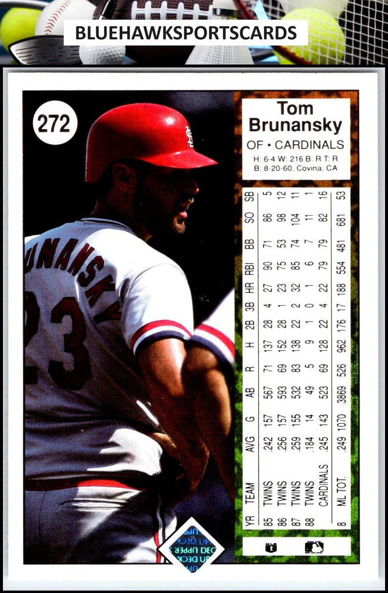 1989 Upper Deck #272 Tom Brunansky