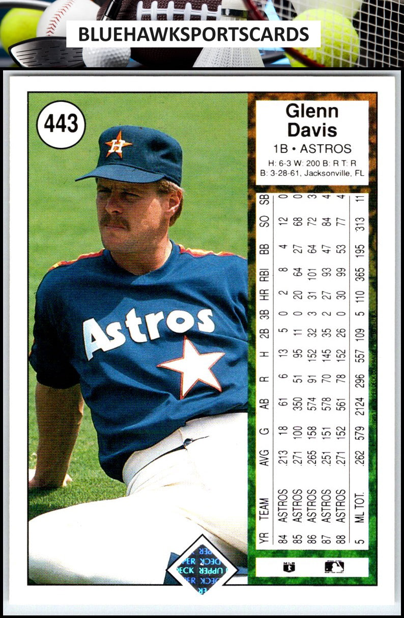 1989 Upper Deck #443 Glenn Davis