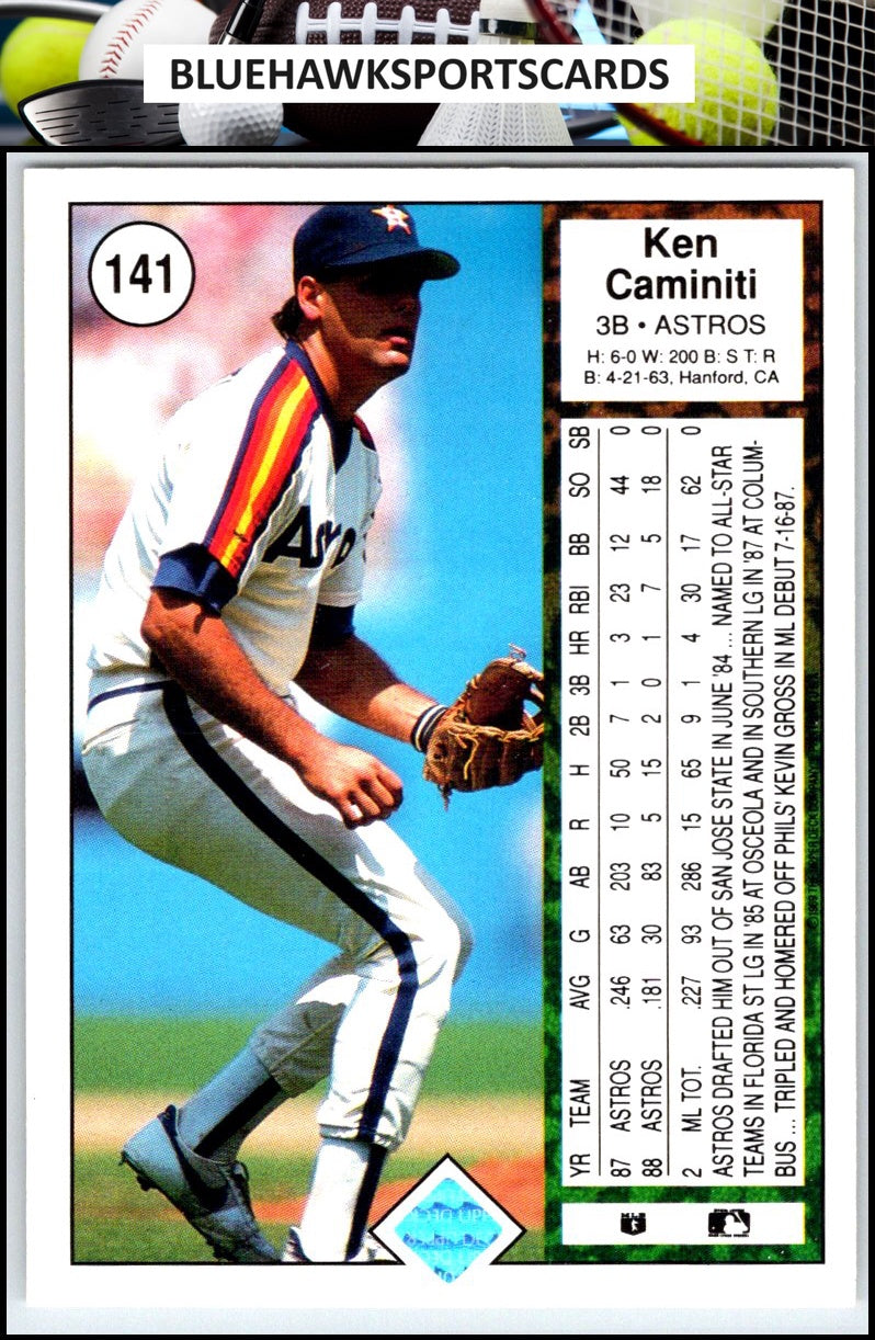 1989 Upper Deck #141 Ken Caminiti