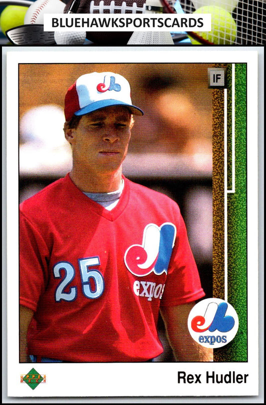 1989 Upper Deck #405 Rex Hudler