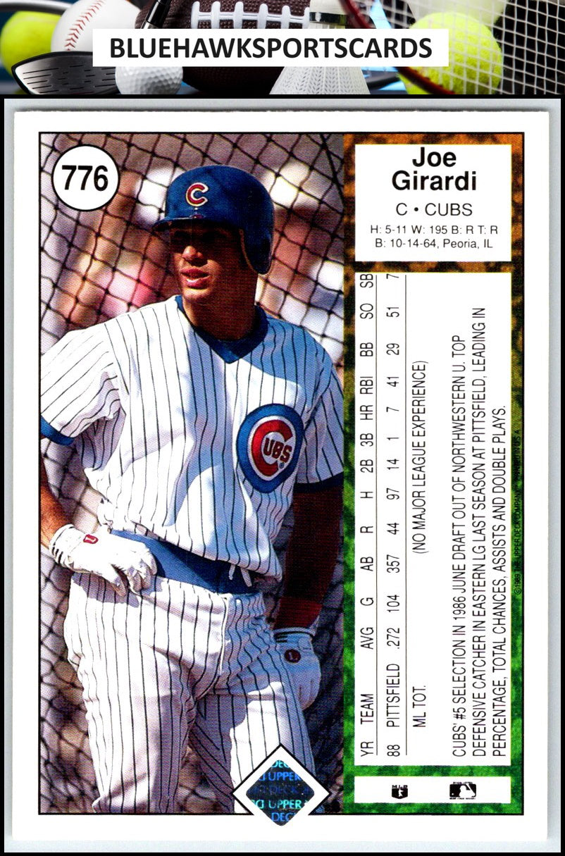 1989 Upper Deck #776 Joe Girardi