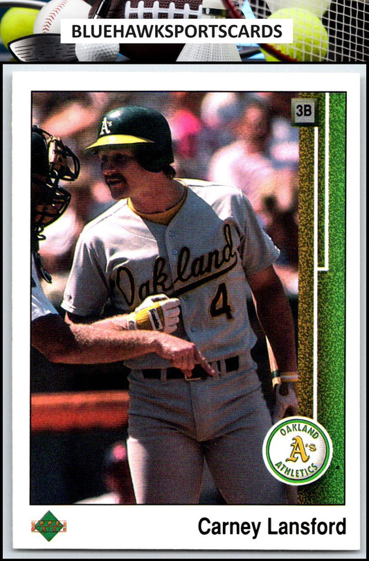 1989 Upper Deck #562 Carney Lansford