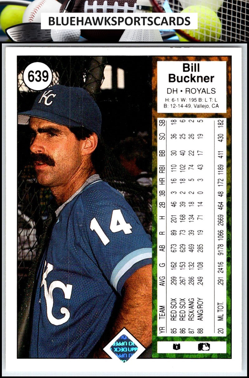 1989 Upper Deck #639 Bill Buckner
