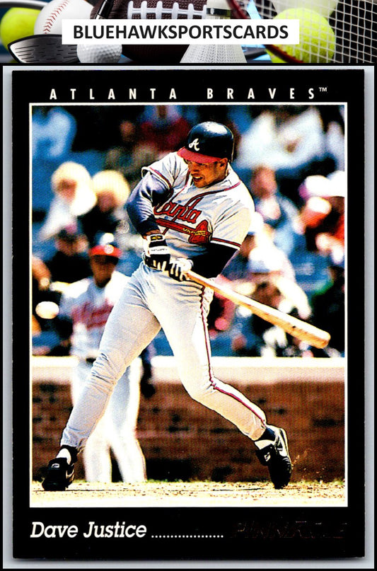 1993 Pinnacle #344 Dave Justice