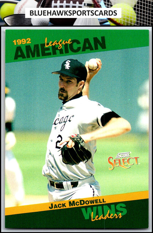 1993 Score #86 Jack McDowell Select Stat Leaders