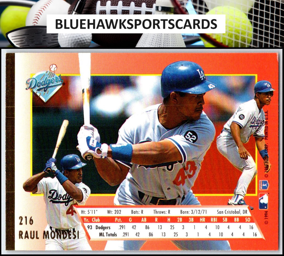 1994 Ultra #216 Raul Mondesi