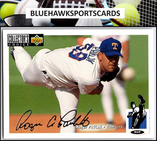 1994 Collector's Choice #226 Roger Pavlik Silver Signature