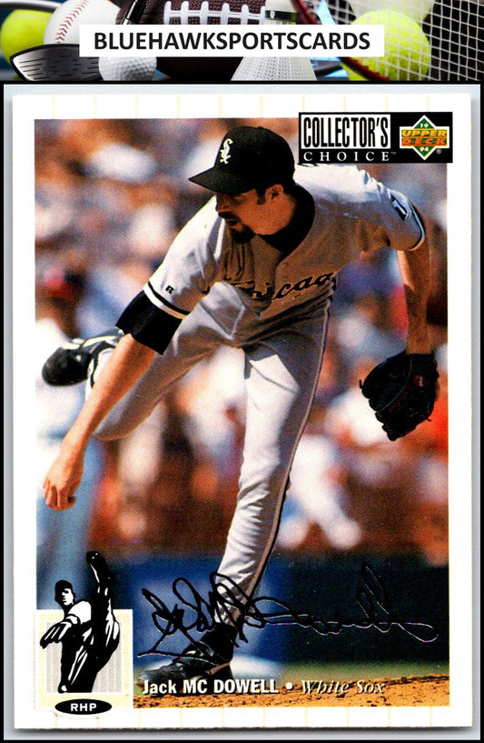 1994 Collector's Choice #445 Jack McDowell Silver Signature