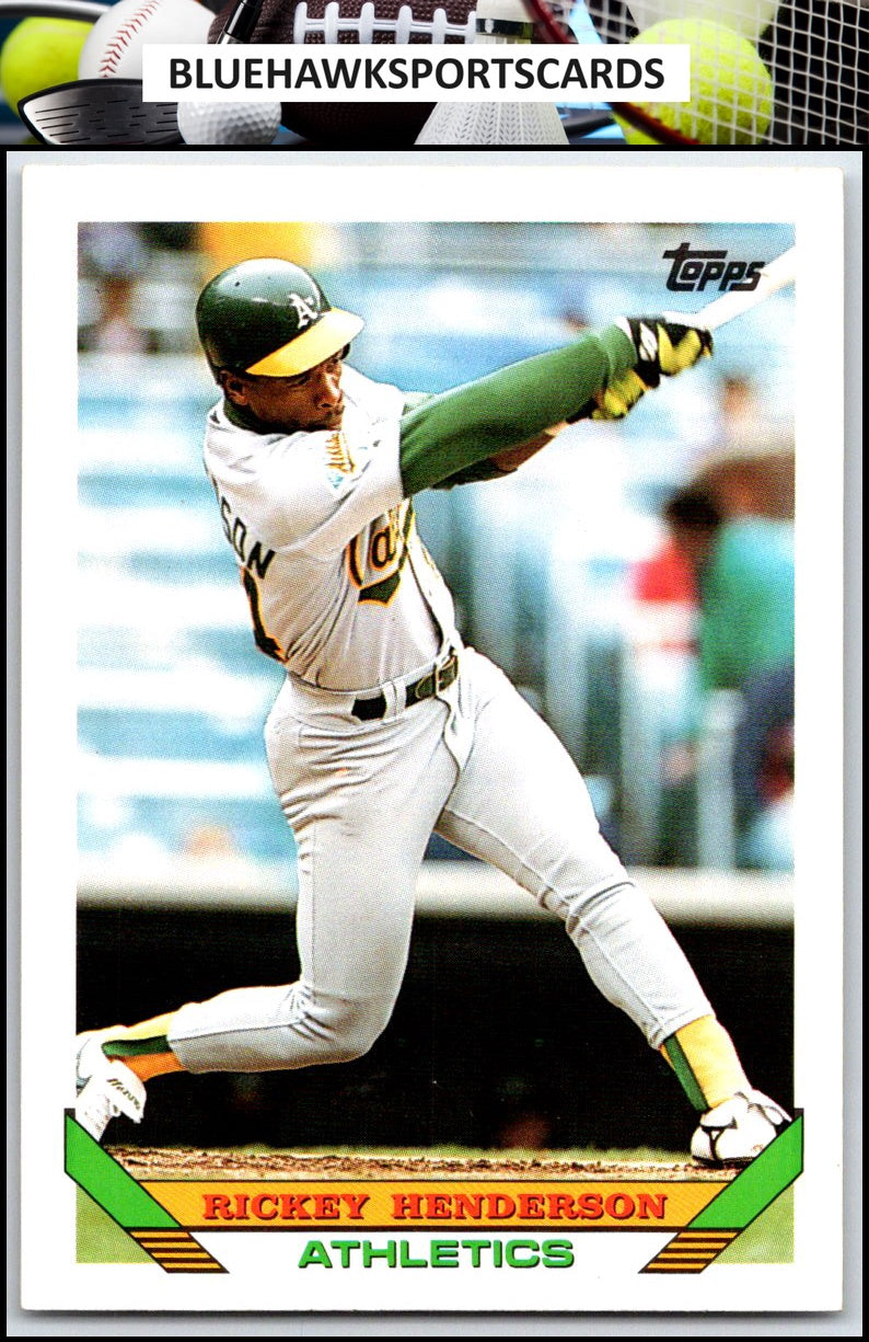 1993 Topps #750 Rickey Henderson