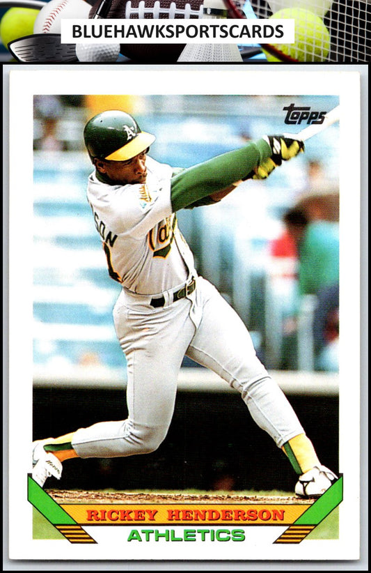 1993 Topps #750 Rickey Henderson