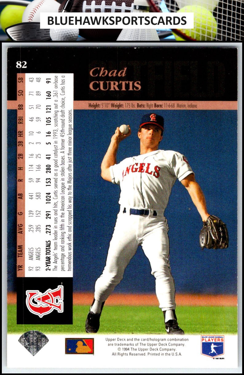 1994 Upper Deck #82 Chad Curtis Electric Diamond