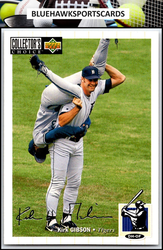 1994 Collector's Choice #403 Kirk Gibson Silver Signature