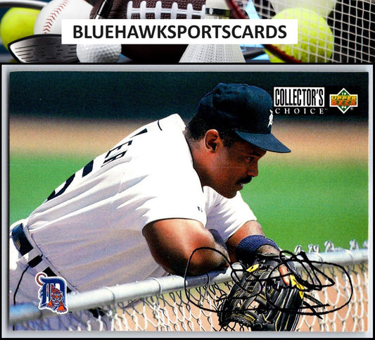 1994 Collector's Choice #352 Cecil Fielder Silver Signature