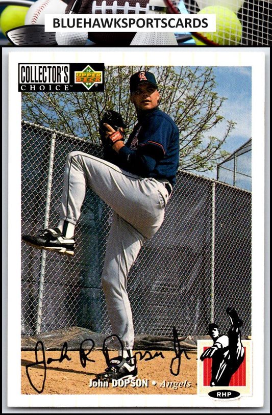 1994 Collector's Choice #443 John Dopson Silver Signature