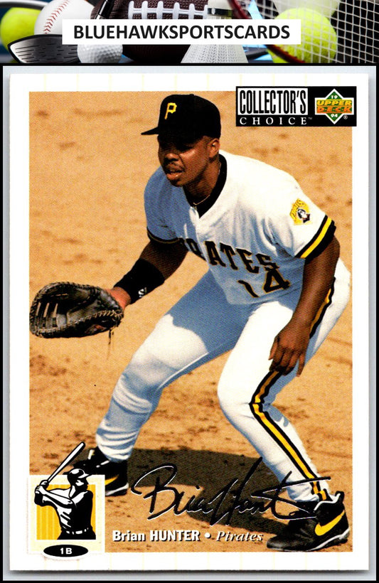 1994 Collector's Choice #586 Brian Hunter Silver Signature