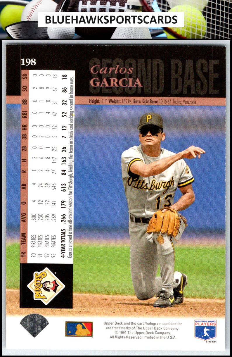 1994 Upper Deck #198 Carlos Garcia Electric Diamond