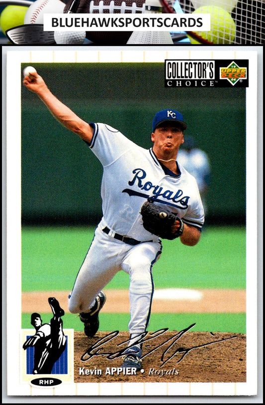 1994 Collector's Choice #390 Kevin Appier Silver Signature