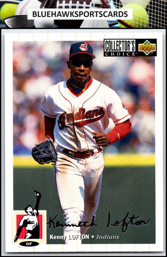 1994 Collector's Choice #565 Kenny Lofton Silver Signature