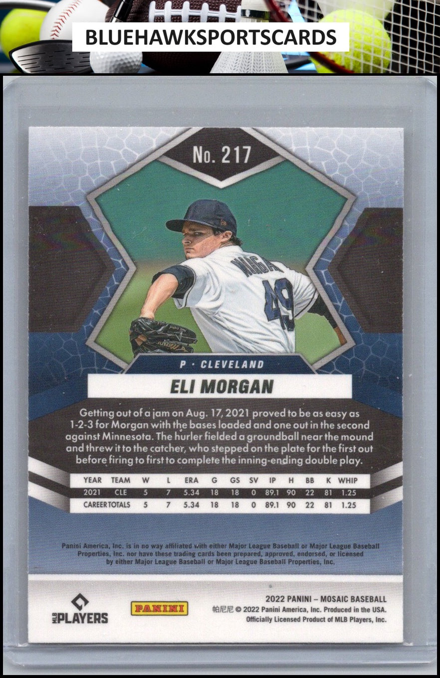 2022 Panini Mosaic #217 Eli Morgan