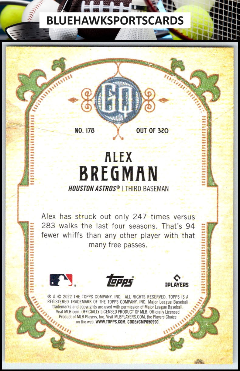 2022 Topps Gypsy Queen #178 Alex Bregman