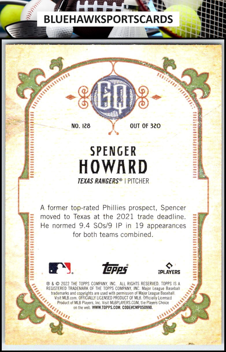 2022 Topps Gypsy Queen #128 Spencer Howard