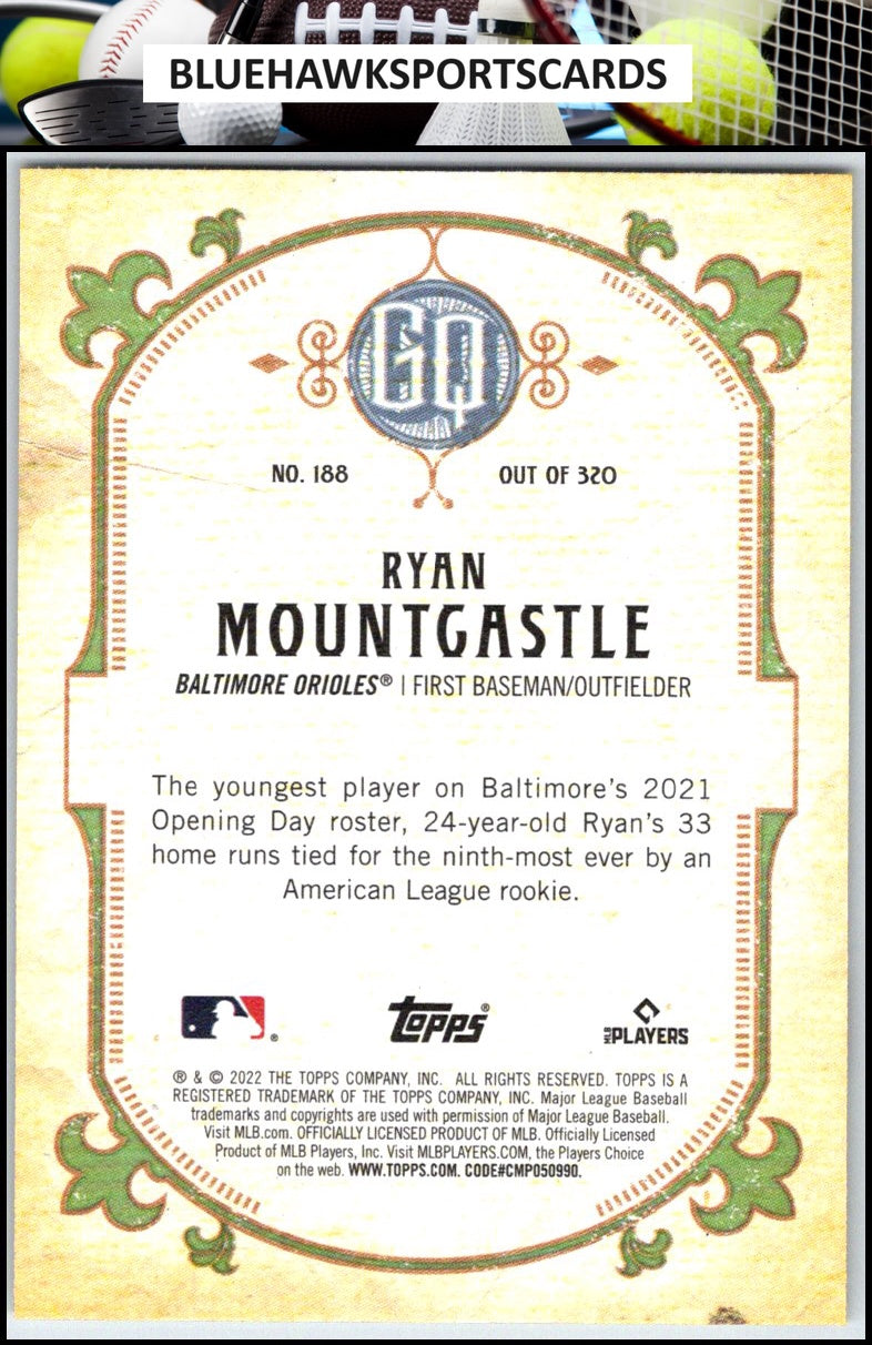 2022 Topps Gypsy Queen #188 Ryan Mountcastle