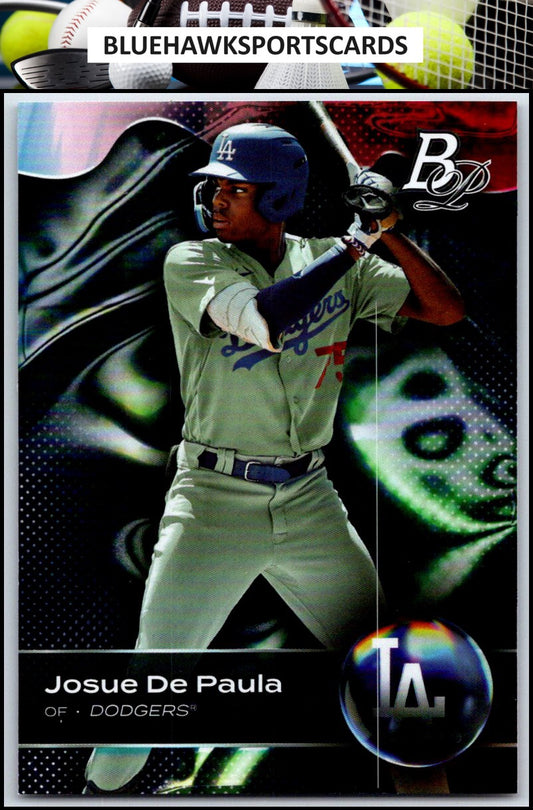 2023 Bowman Platinum #TOP-80 Josue De Paula Top Prospects