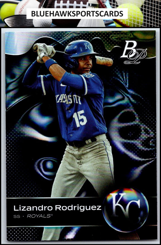 2023 Bowman Platinum #TOP-64 Lizandro Rodriguez Top Prospects