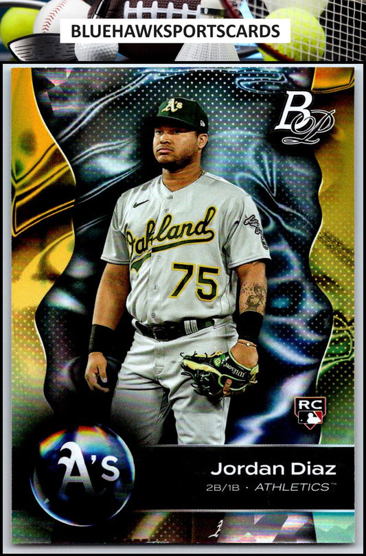 2023 Bowman Platinum #27 Jordan Diaz Ice Foil