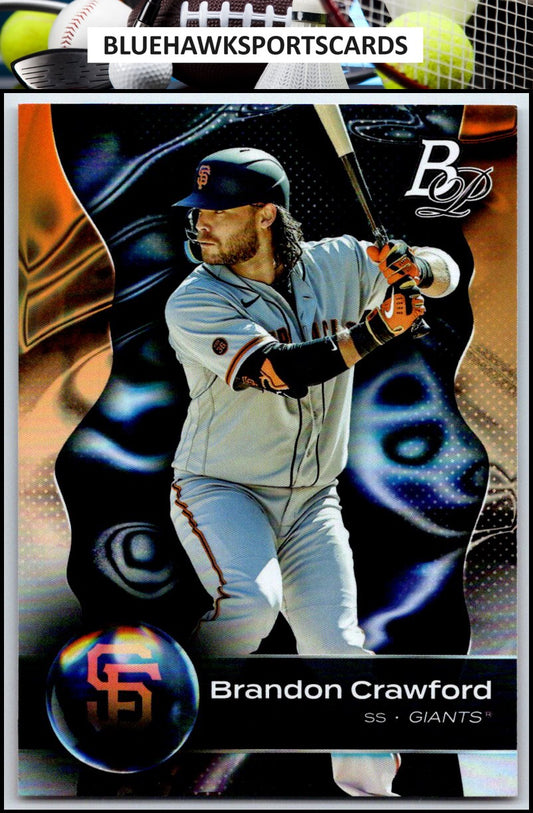 2023 Bowman Platinum #3 Brandon Crawford